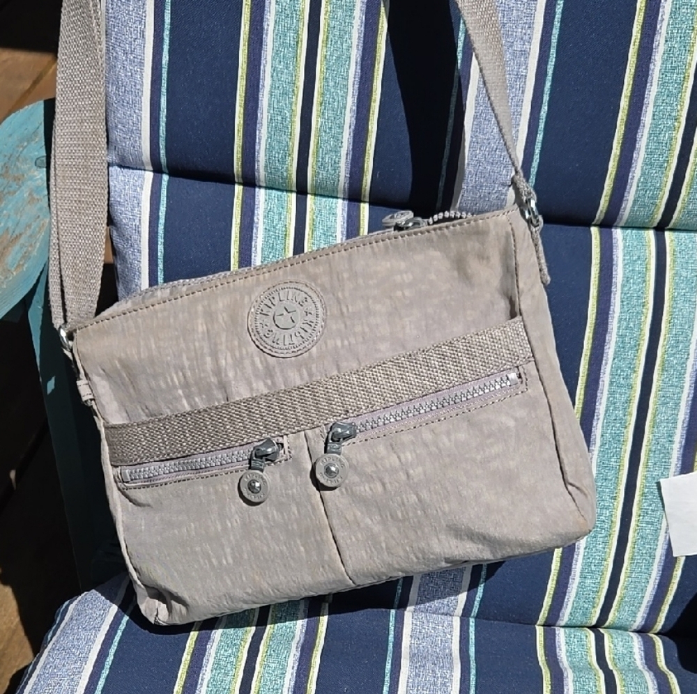 Kipling Gray Crossbody Bag